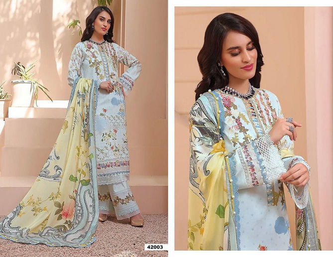 Razia Sultan Vol 42 By Apana Cotton Pakistani Salwar Suits Catalog